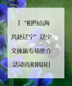 “相约山海 共赴辽宁”辽宁文体旅专场推介活动亮相韩国