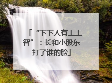 “下下人有上上智”：长和小股东打了谁的脸