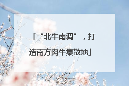 “北牛南调”，打造南方肉牛集散地