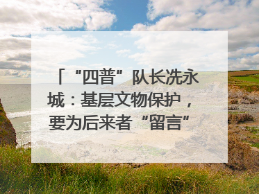 “四普”队长冼永城：基层文物保护，要为后来者“留言”｜文化中国行·我在广东找文物