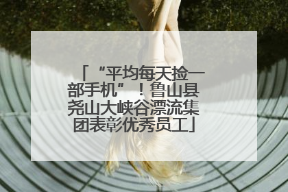 “平均每天捡一部手机”！鲁山县尧山大峡谷漂流集团表彰优秀员工