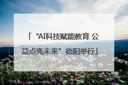 “AI科技赋能教育 公益点亮未来”德阳举行