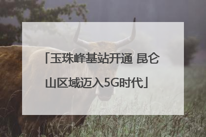 玉珠峰基站开通 昆仑山区域迈入5G时代