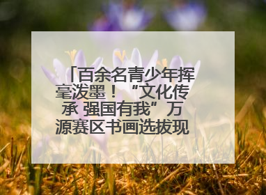 百余名青少年挥毫泼墨！“文化传承 强国有我”万源赛区书画选拔现场精彩绝伦