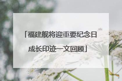 福建舰将迎重要纪念日 成长印迹一文回顾