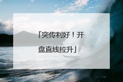 突传利好！开盘直线拉升