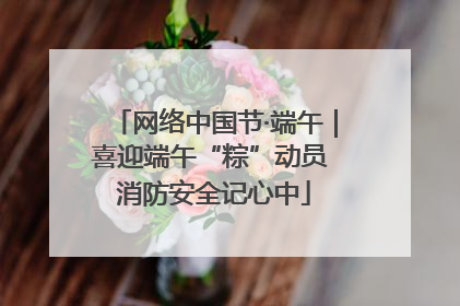 网络中国节·端午｜喜迎端午“粽”动员 消防安全记心中