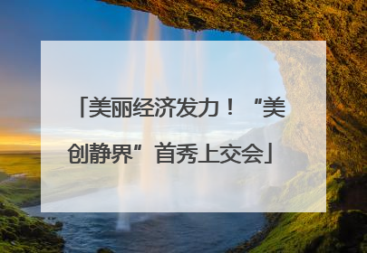 美丽经济发力！“美创静界”首秀上交会