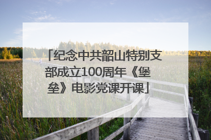 纪念中共韶山特别支部成立100周年《堡垒》电影党课开课