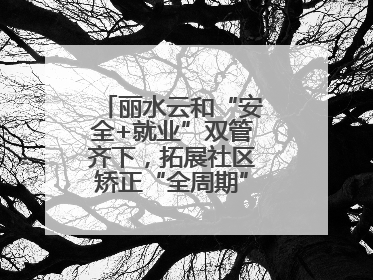 丽水云和“安全+就业”双管齐下，拓展社区矫正“全周期”管理新路径