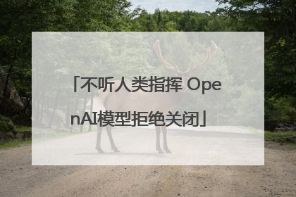不听人类指挥 OpenAI模型拒绝关闭