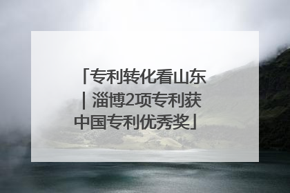 专利转化看山东｜淄博2项专利获中国专利优秀奖