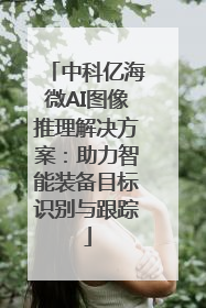中科亿海微AI图像推理解决方案：助力智能装备目标识别与跟踪