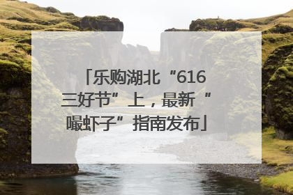 乐购湖北“616三好节”上，最新“嘬虾子”指南发布