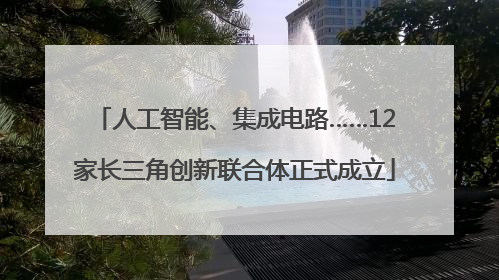 人工智能、集成电路……12家长三角创新联合体正式成立
