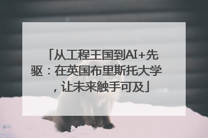 从工程王国到AI+先驱：在英国布里斯托大学，让未来触手可及