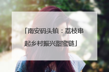 南安码头镇：荔枝串起乡村振兴甜蜜链
