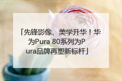 先锋影像、美学升华！华为Pura 80系列为Pura品牌再塑新标杆
