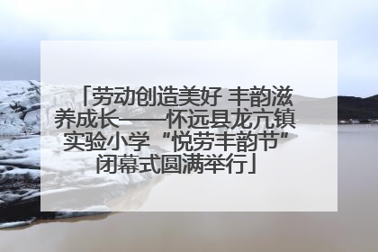 劳动创造美好 丰韵滋养成长——怀远县龙亢镇实验小学“悦劳丰韵节”闭幕式圆满举行