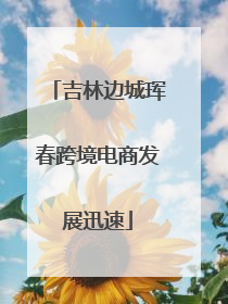 吉林边城珲春跨境电商发展迅速