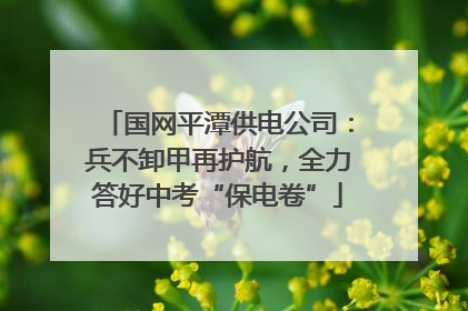 国网平潭供电公司：兵不卸甲再护航，全力答好中考“保电卷”