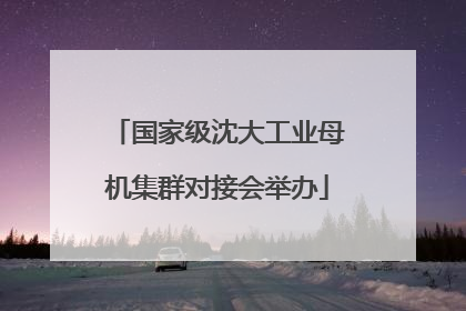 国家级沈大工业母机集群对接会举办