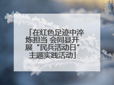 在红色足迹中淬炼担当 会同县开展“民兵活动日”主题实践活动