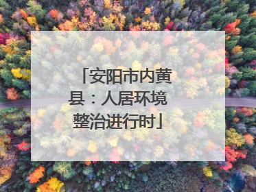 安阳市内黄县：人居环境整治进行时