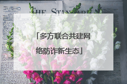 多方联合共建网络防诈新生态