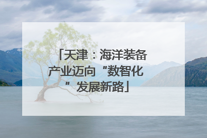 天津：海洋装备产业迈向“数智化”发展新路
