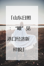山东日照：“瞰”见港口经济新样貌