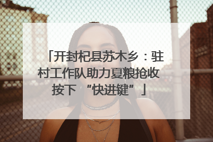 开封杞县苏木乡：驻村工作队助力夏粮抢收按下 “快进键”