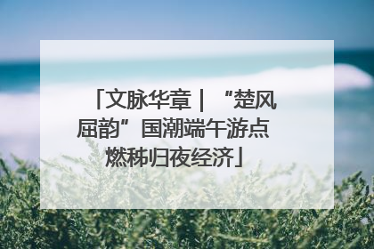 文脉华章｜“楚风屈韵”国潮端午游点燃秭归夜经济