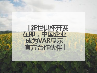 新世俱杯开赛在即,中国企业成为VAR显示官方合作伙伴