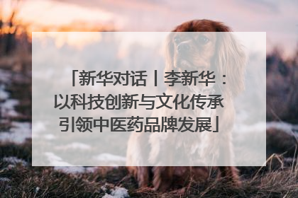 新华对话丨李新华：以科技创新与文化传承引领中医药品牌发展