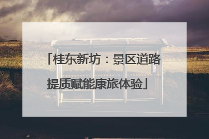 桂东新坊：景区道路提质赋能康旅体验