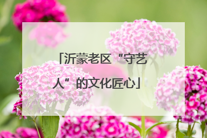 沂蒙老区“守艺人”的文化匠心
