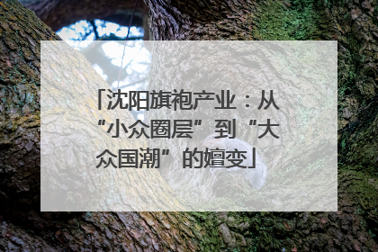 沈阳旗袍产业：从“小众圈层”到“大众国潮”的嬗变