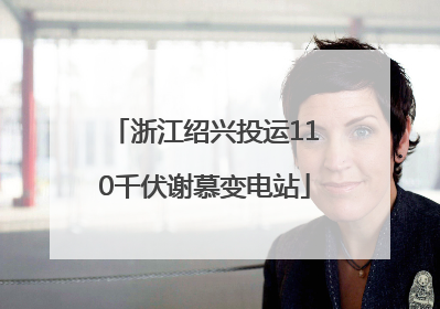 浙江绍兴投运110千伏谢慕变电站