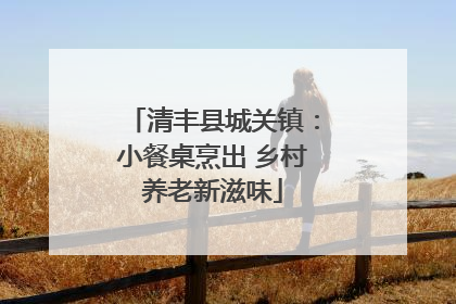 清丰县城关镇：小餐桌烹出 乡村养老新滋味