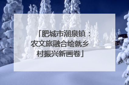 肥城市潮泉镇：农文旅融合绘就乡村振兴新画卷