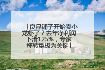良品铺子开始卖小龙虾了？去年净利润下滑125%，专家称转型极为关键