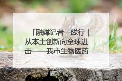 融媒记者一线行｜从本土创新向全球进击——我市生物医药产业破茧突围