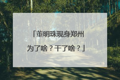 董明珠现身郑州 为了啥？干了啥？