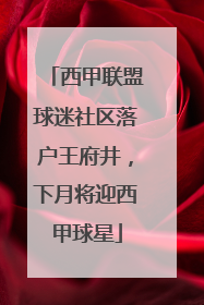 西甲联盟球迷社区落户王府井，下月将迎西甲球星