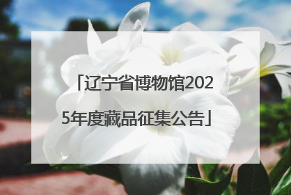 辽宁省博物馆2025年度藏品征集公告
