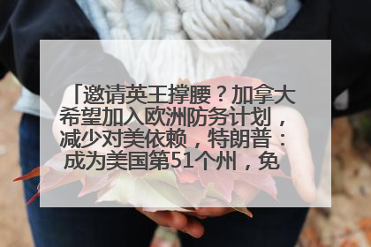 邀请英王撑腰？加拿大希望加入欧洲防务计划，减少对美依赖，特朗普：成为美国第51个州，免费用“金穹”
