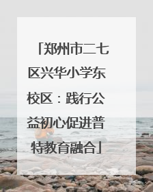 郑州市二七区兴华小学东校区：践行公益初心促进普特教育融合