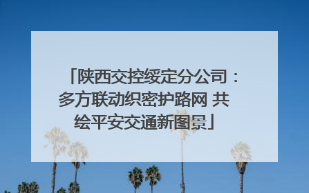 陕西交控绥定分公司：多方联动织密护路网 共绘平安交通新图景