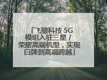 飞骧科技 5G 模组入驻三星 / 荣耀高端机型，实现白牌到高端跨越
